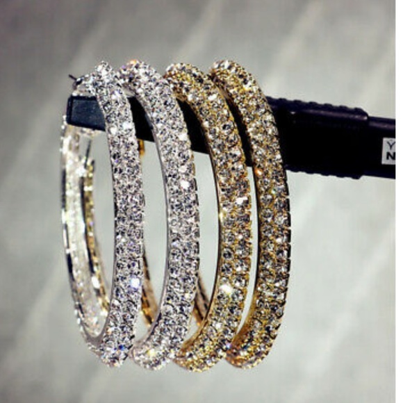 New 925 sterling silver Hoop Earrings Gifts - Picture 5 of 5